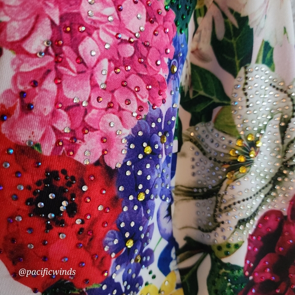 VENUS EMBELLISHED SWING DRESS SIZE XS FLORAL ☆ - Picture 5 of 10